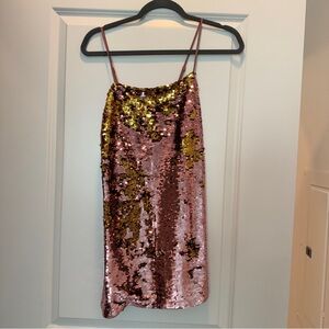 For Love & Lemons Sequin mini dress